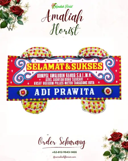 Papan Bunga Ucapan Selamat Lumar